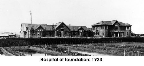 Hospital at foundation: 1923