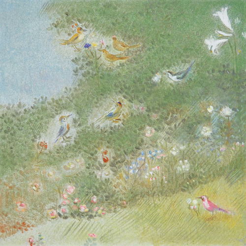 Fresco Painting: Nightingale