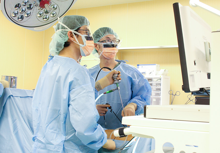 単孔式胸腔鏡手術